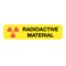 Nevs Labal, Radioactive Material 5/16" x 1-1/4" LW-0104 - alternate 1